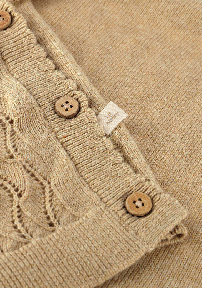 LIL\\' ATELIER beige lil' atelier trui nbfnina ls wrap knit lil