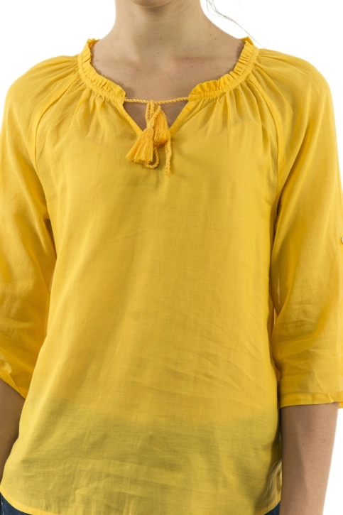 tee shirt manches longues street one 341494 jaune