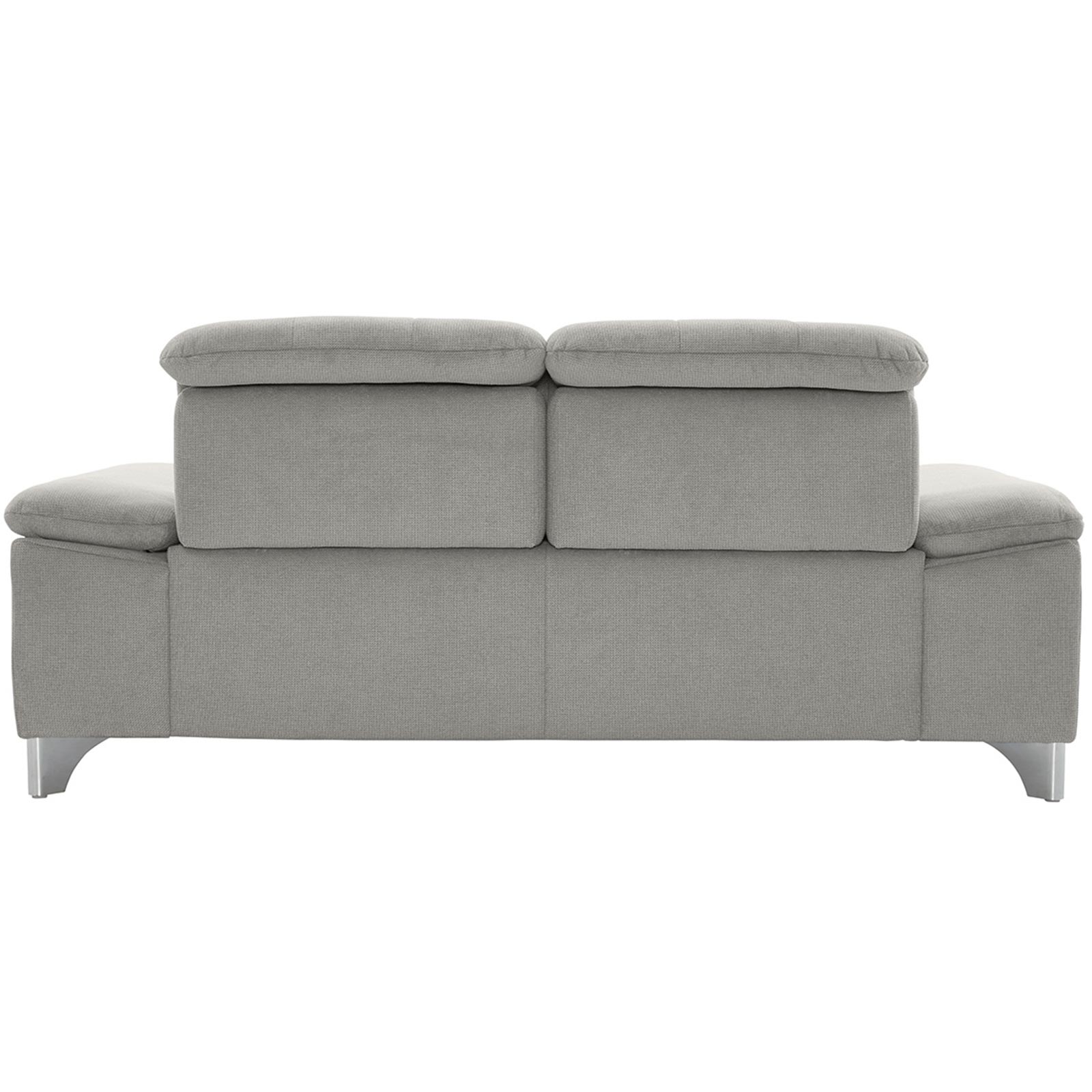 polsterpower 2,5-Sitzer-Sofa - Belle silver - Basismodell