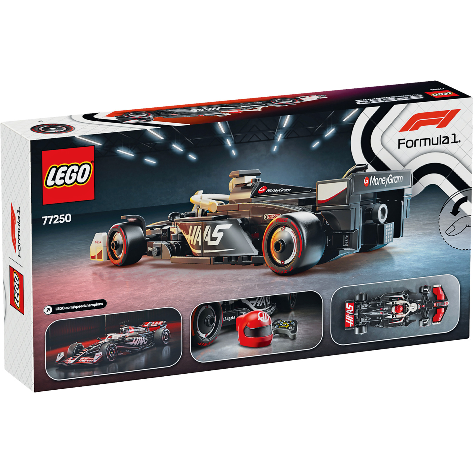 LEGO Speed Champion MoneyGram Haas F1 Team VF-24 Rennauto