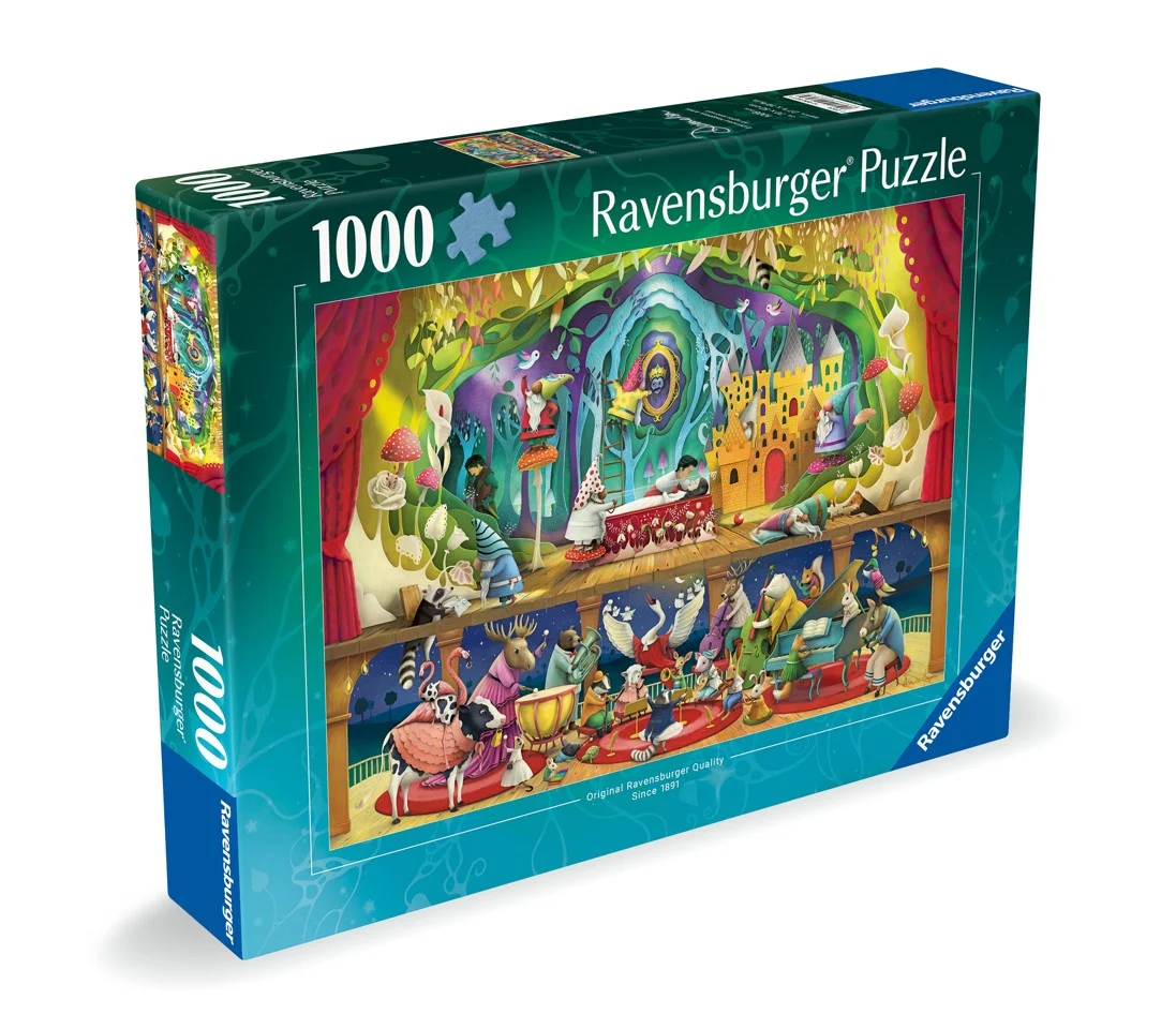Ravensburger-Puslespil Snow White and 7 Gnomes 1000 brikker
