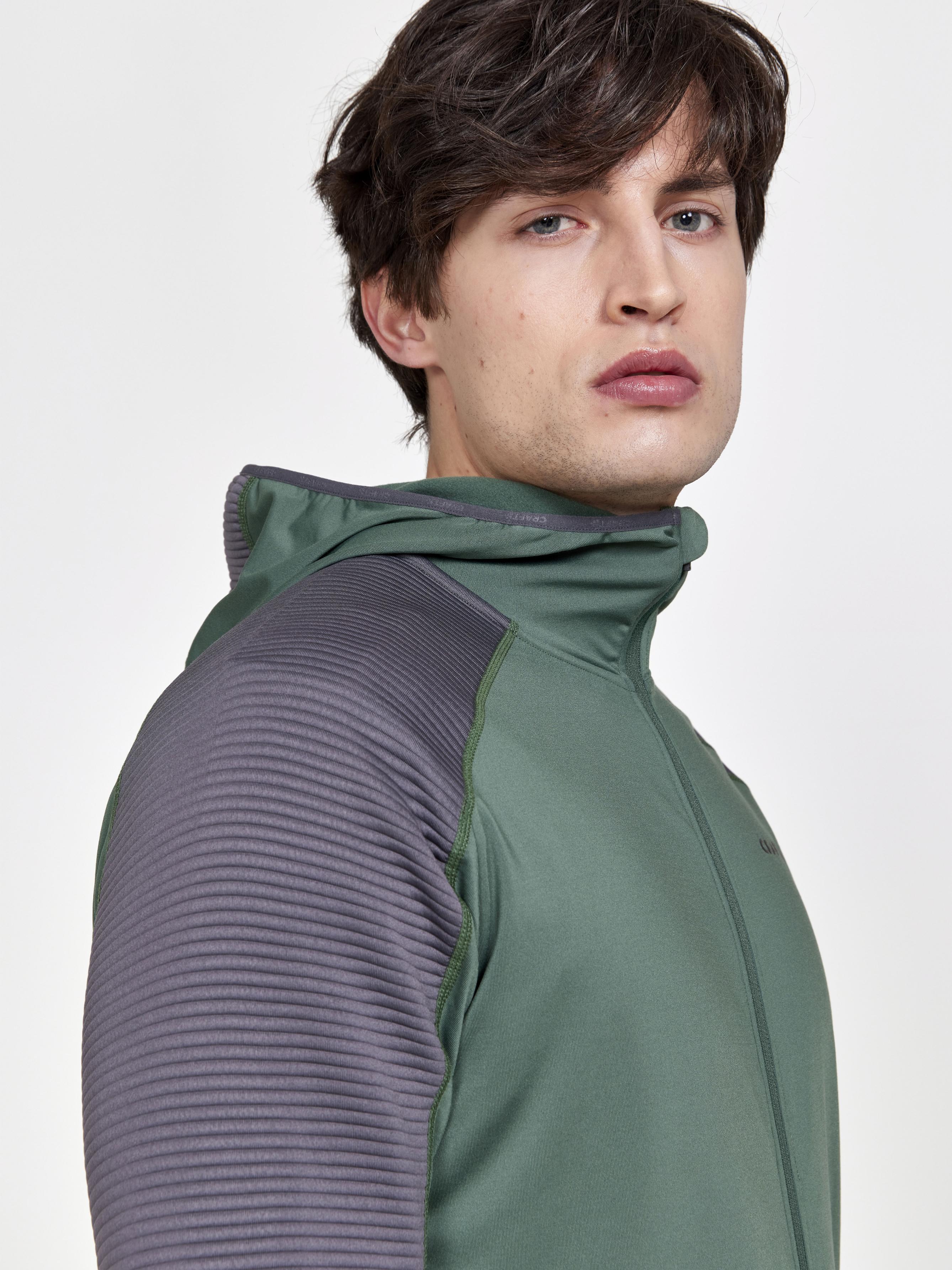 Craft Adv Hit Zip Hoodie Moss/Granite