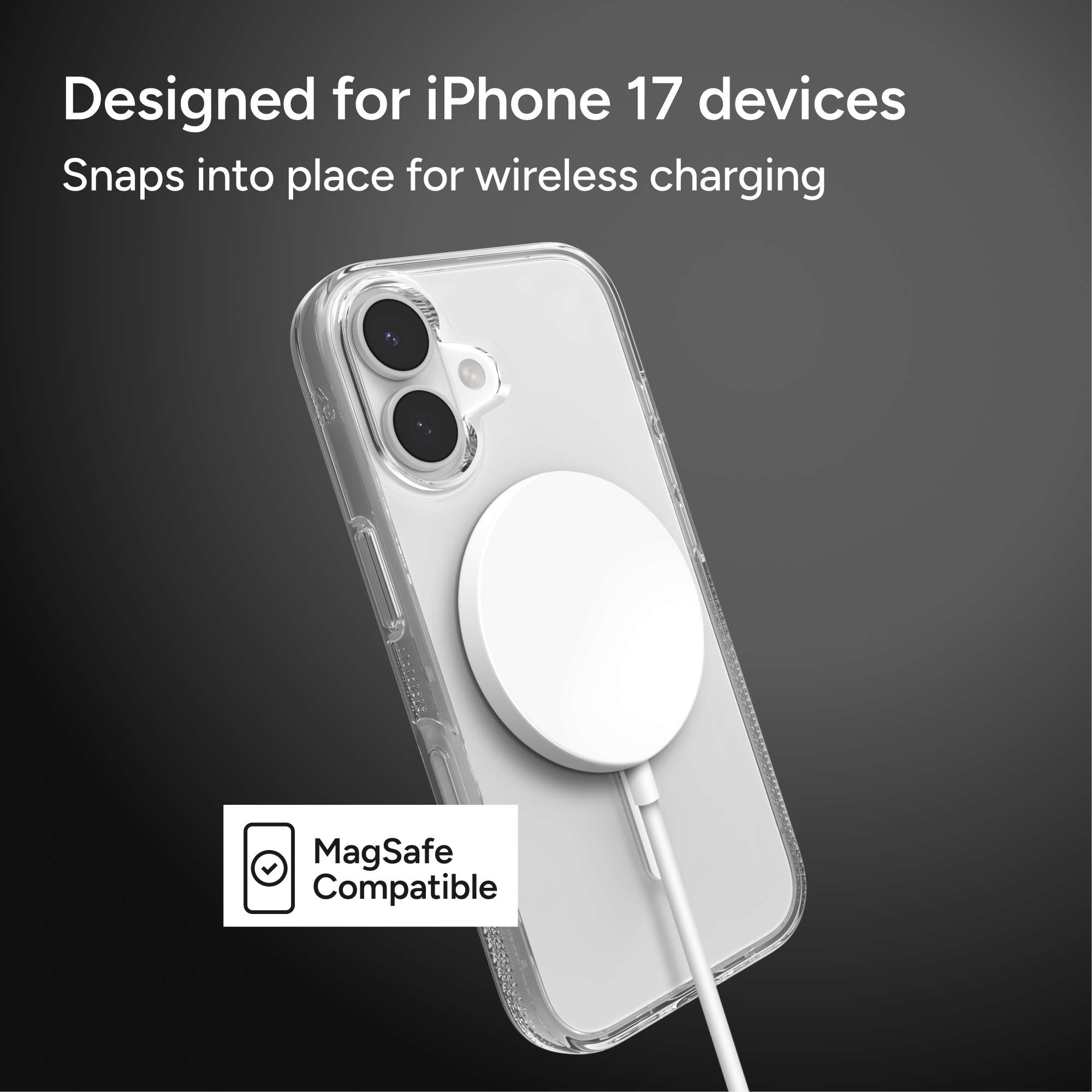 iPhone 17 MagSafe Schutzhülle Crystal Palace Snap aus Recycelten Materialien (702318856) - Transparent