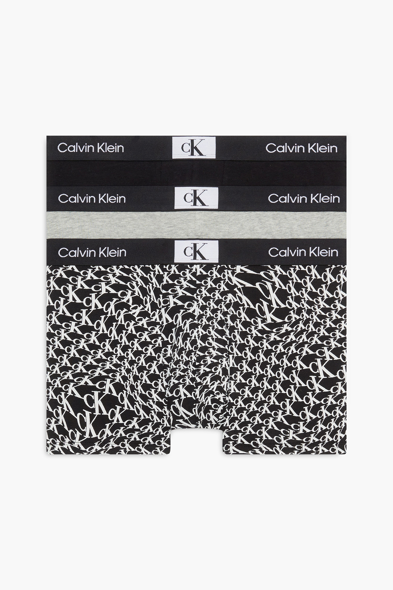 Cuecas boxer CK96, pacote com 3 unidades