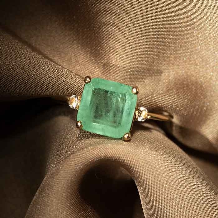 Bague Espoir - Or jaune 375/1000 & quartz & topaze bleue