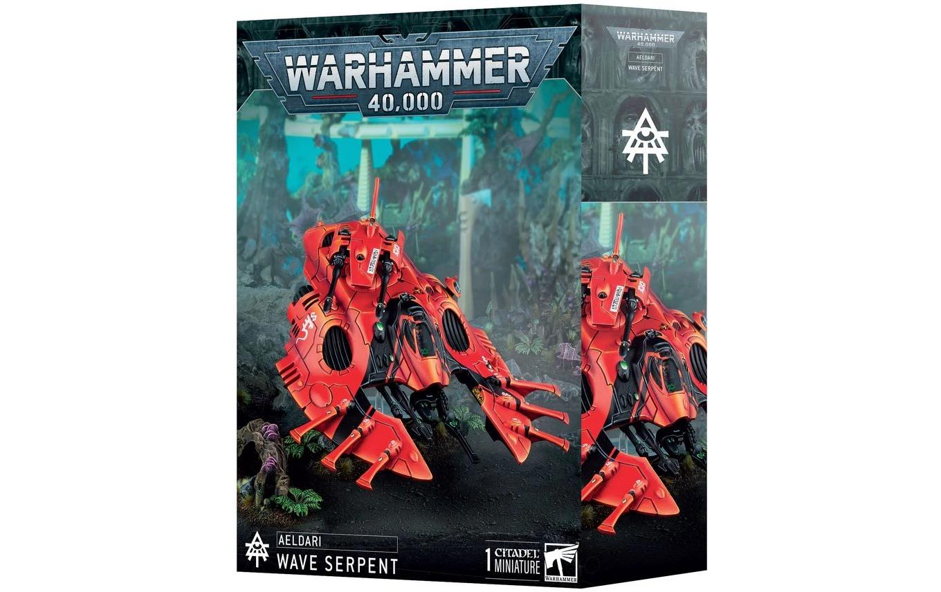 Figur Warhammer 40.000 Aeldari: WellenschlangeWarhammer 40.000, Wellenschlange/Sturmfalke – Bausatz