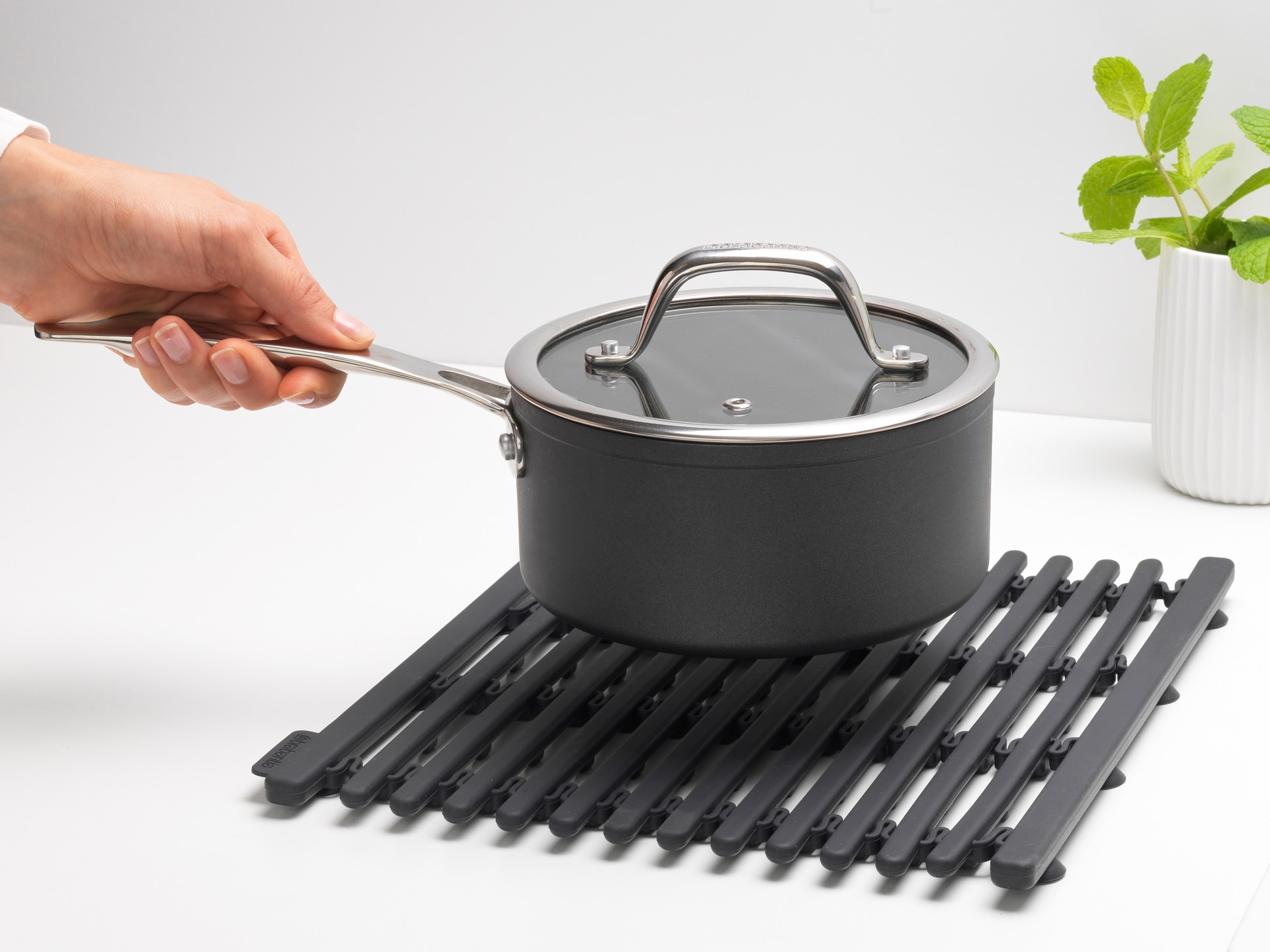 brabantia Spülmatte SINKSIDE 30 cm Silikon Dark Grey