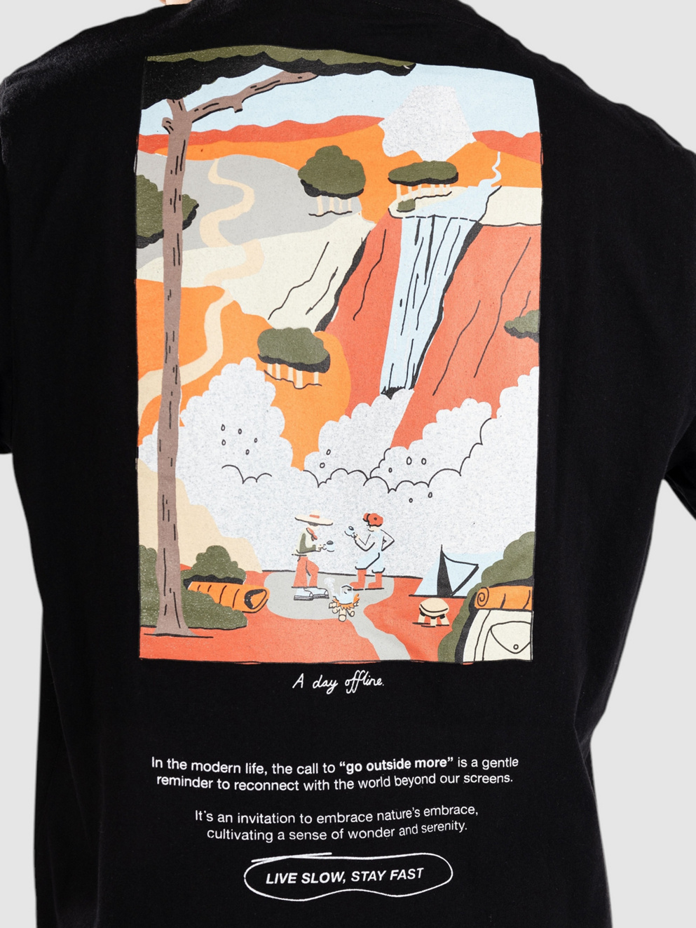 Anerkjendt Akkikki Go Outside More T-Shirt caviar