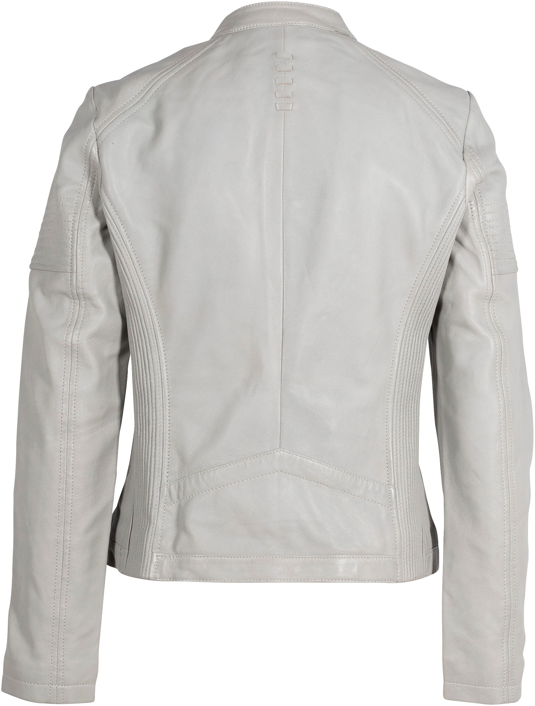 Mauritius Lederjacke »2Wima« mit Druckknöpfen, mit Ärmelsteppungen