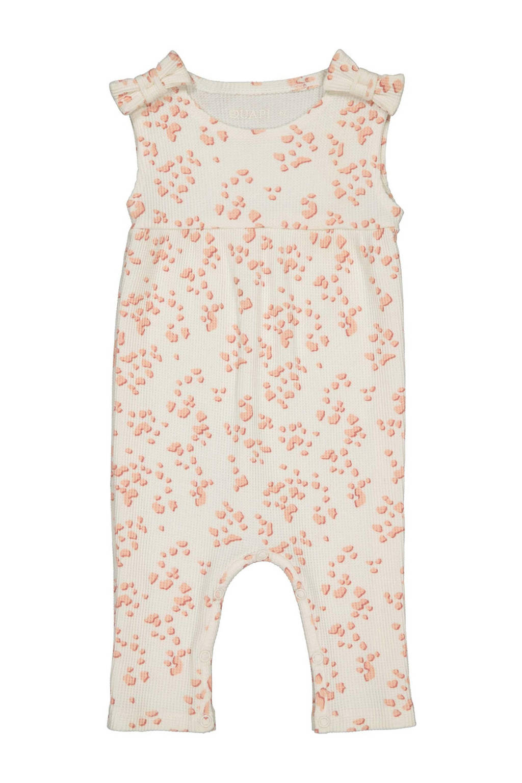 Quapi mouwloos boxpak ecru/roze