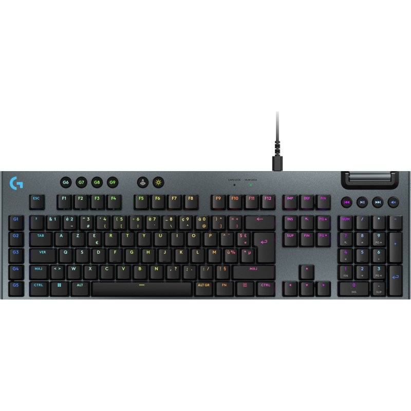 Logitech G G915 X clavier Gaming USB AZERTY Français Noir