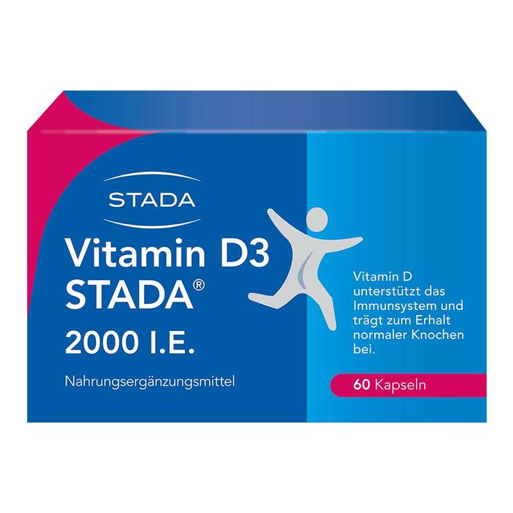 Vitamin D3 STADA 2000 I.E. Kapseln, 60 St