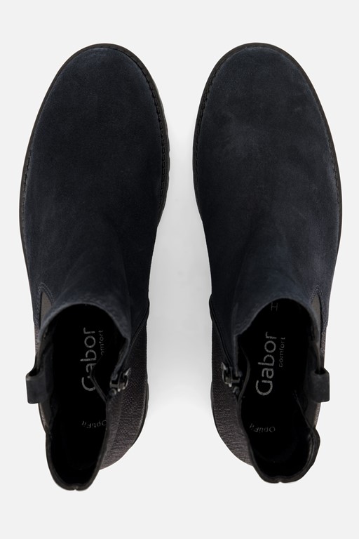 Gabor Chelsea boots blauw Suede