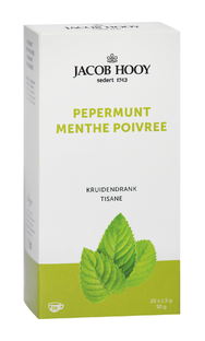 Jacob Hooy Pepermunt Theezakjes 20ST