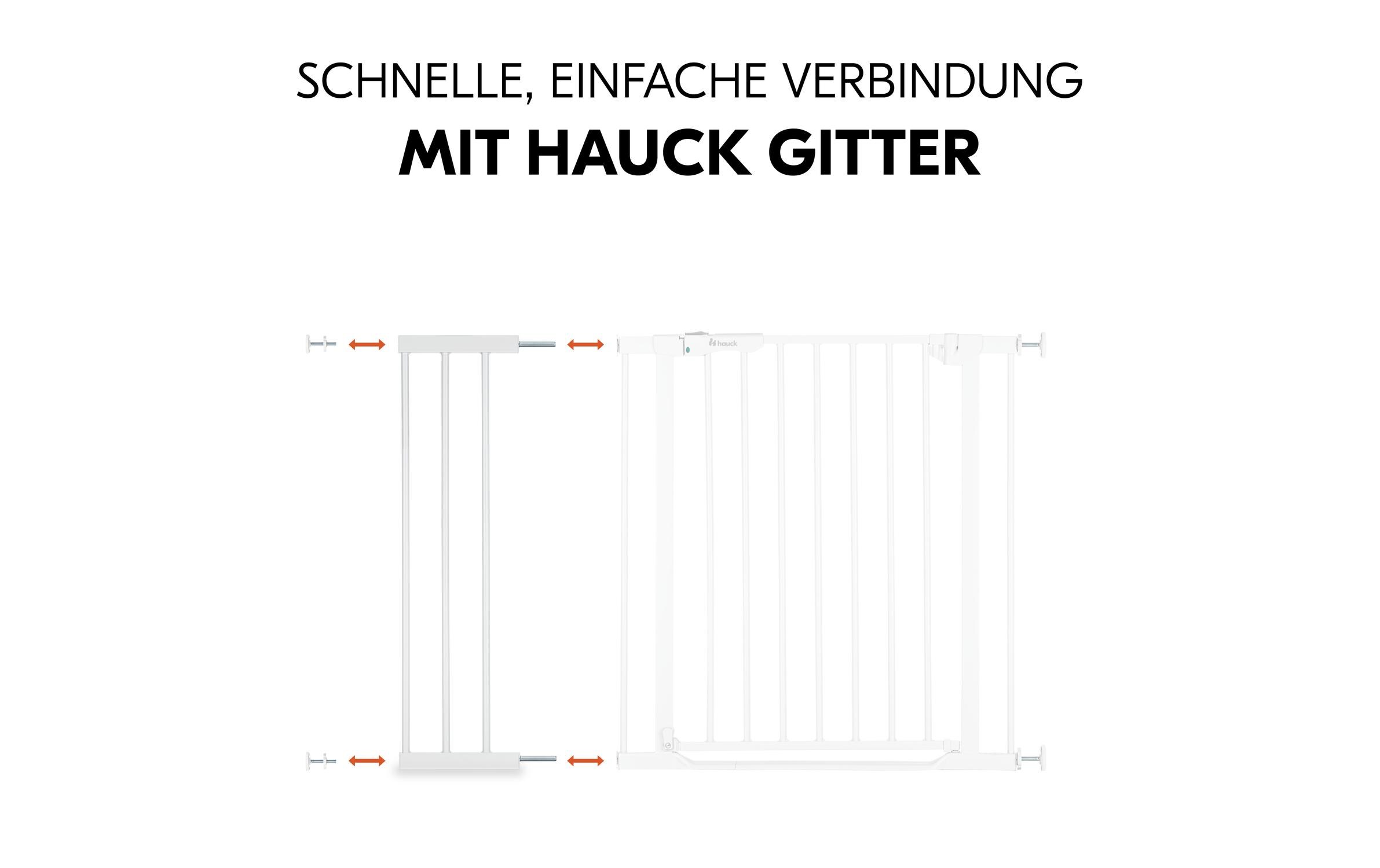 Verlängerung Türschutzgitter 21 cm WeissSafety Gate Extension für gängige Hauck Schutzgitter
