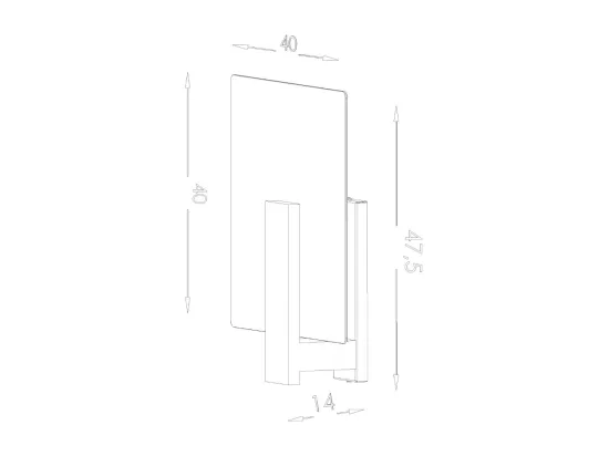 Sollux Lappo Plafonnier Flush Wengé