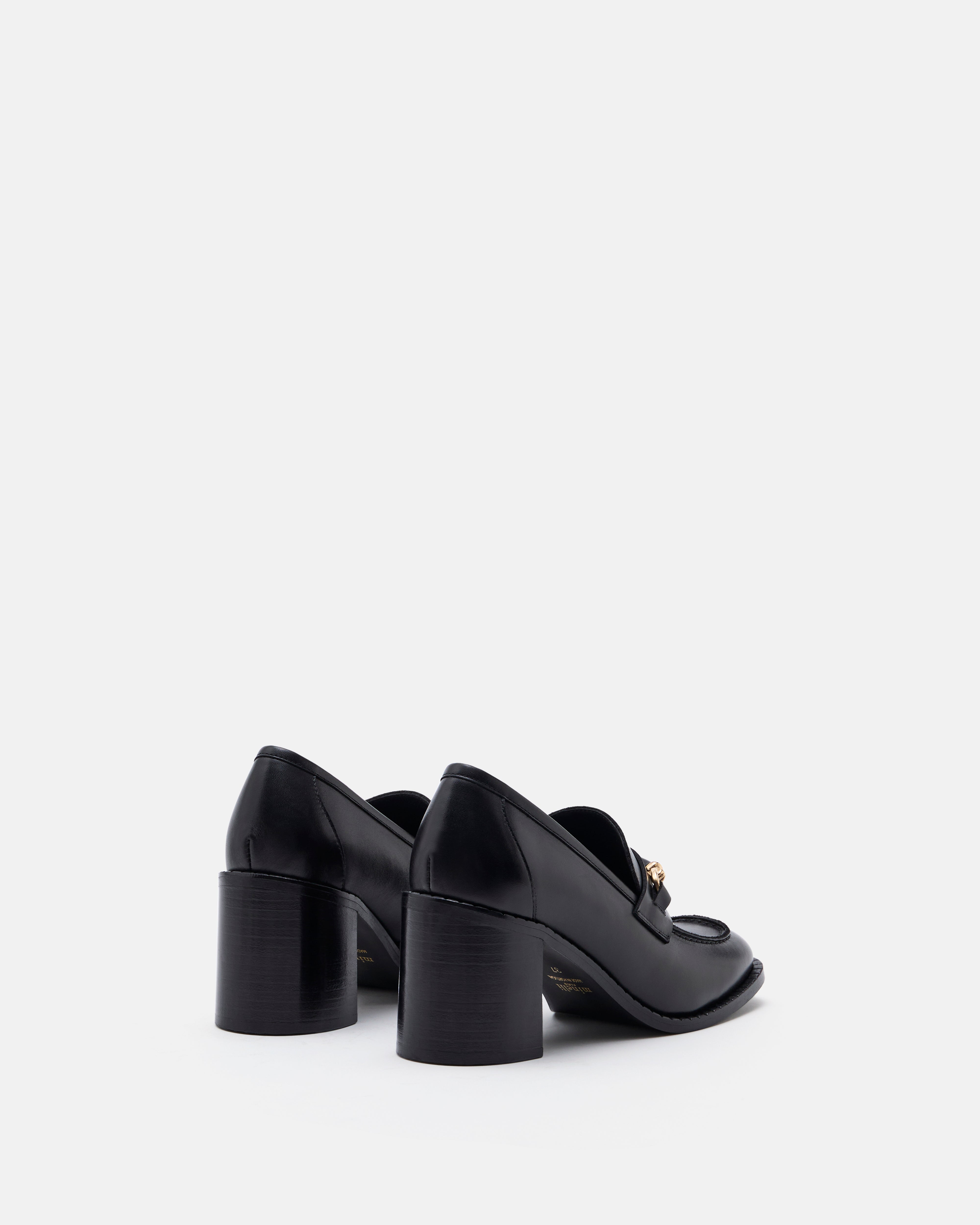 MOCASSINS TALON HAUT ELEANOR NOIR