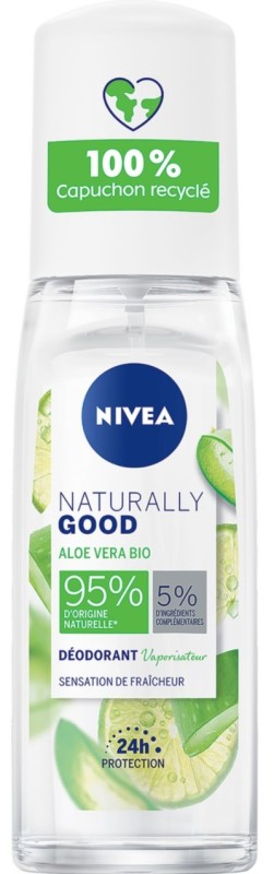 Nivea Deospray Naturally Good Aloë Vera 75ml
