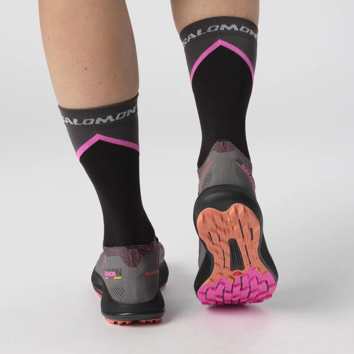 Salomon Women's Pulsar Trail Pro 2 Plum Kitten/Black/Pink Glo