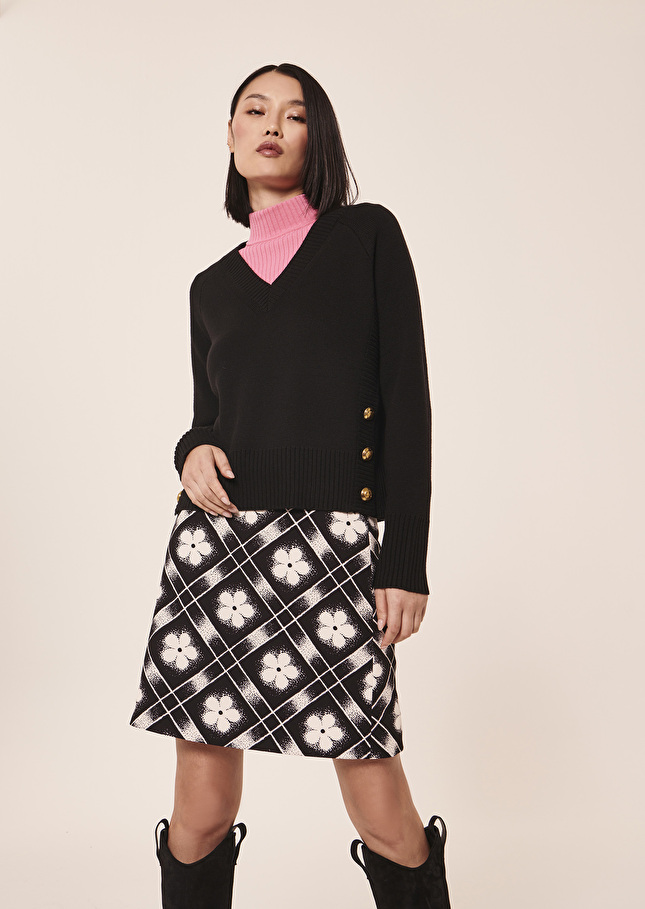 Pull Promessenoir en laine