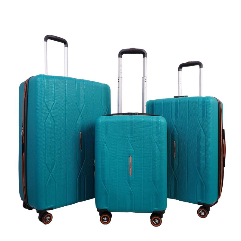 Lot de 3 valises rigides 330 Extensibles 55, 66 et 76 cm Vert canard