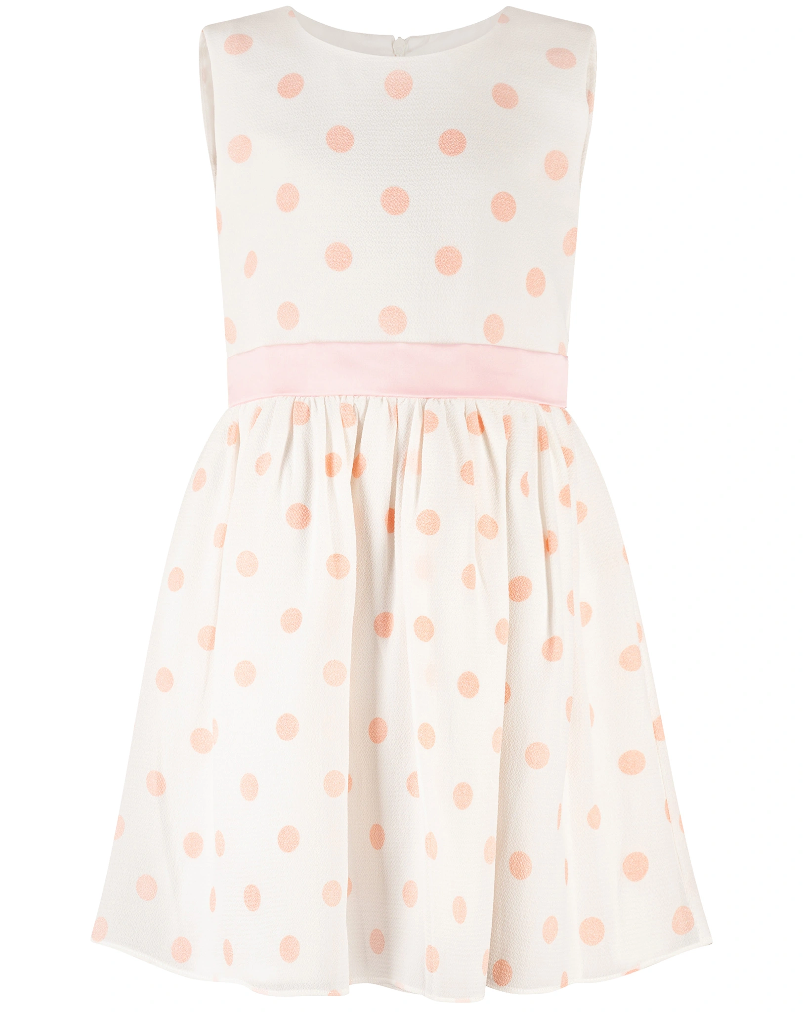 Kleid POLKA DOTS ärmellos in rose