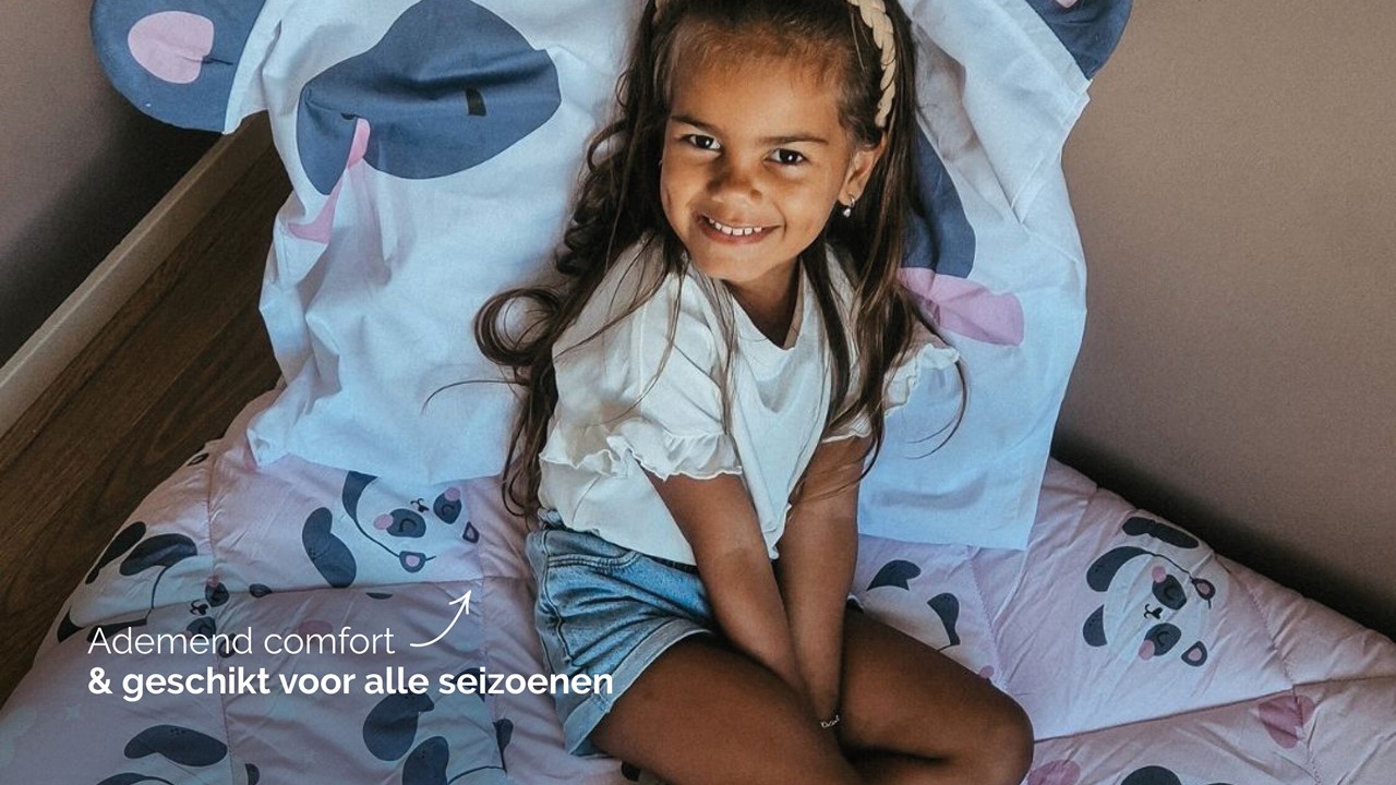 HappyBed (Kids) Peter Panda - dekbed zonder overtrek