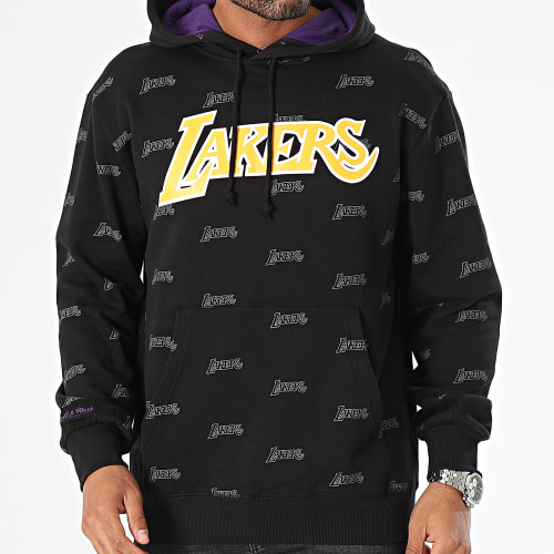 Sweat Capuche Los Angeles Lakers Noir