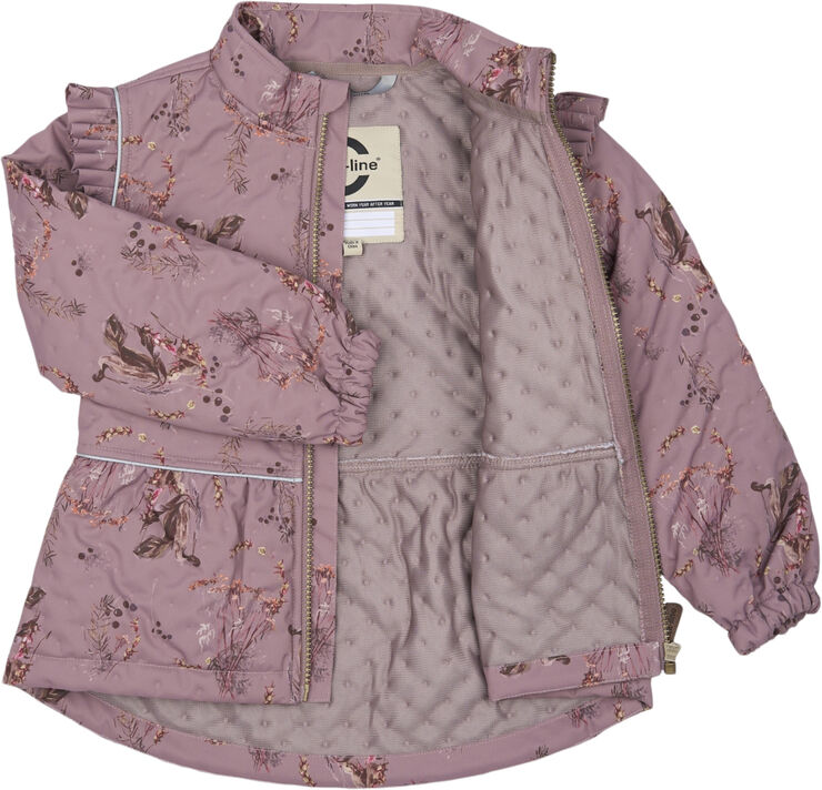 Mikk-Line Thermal  Frill Set AOP Twilight mauve