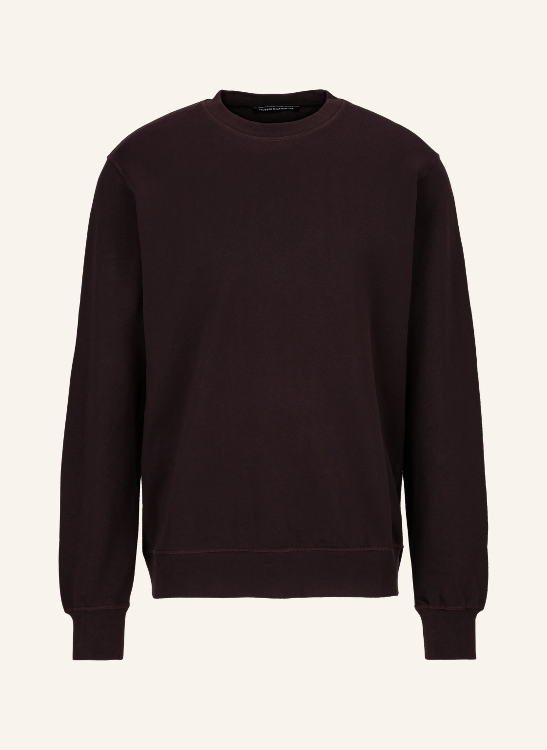 TRUSTED HANDWORK Round Neck 1/1-Sleeve Sweatshirt