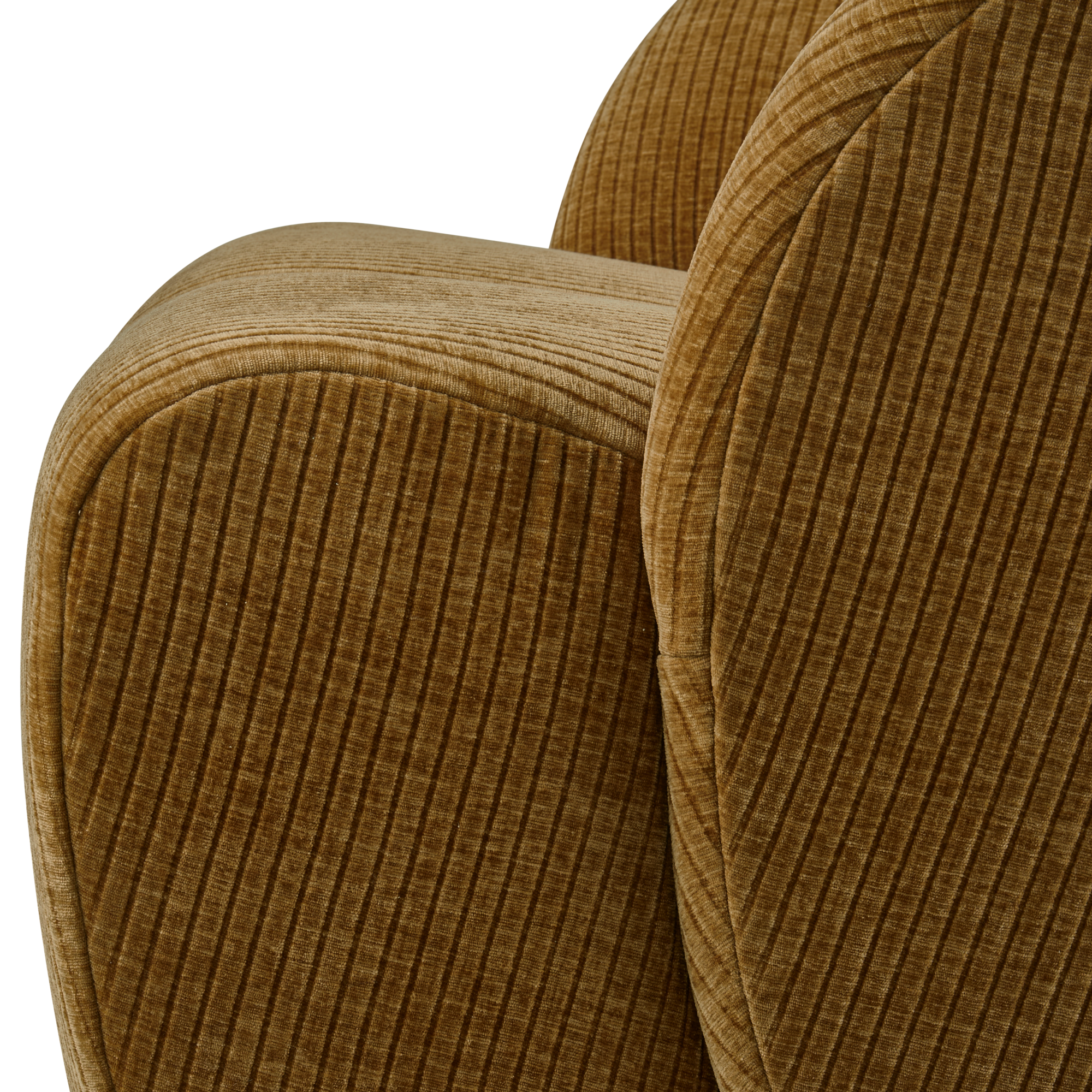 Draaifauteuil Mojo Mojo Draaifauteuil - Geweven Ribstof - Honinggeel
