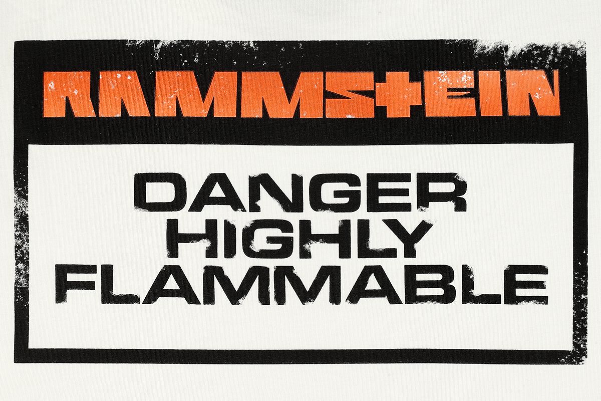 Flamme | Rammstein T-Shirt Manches courtes