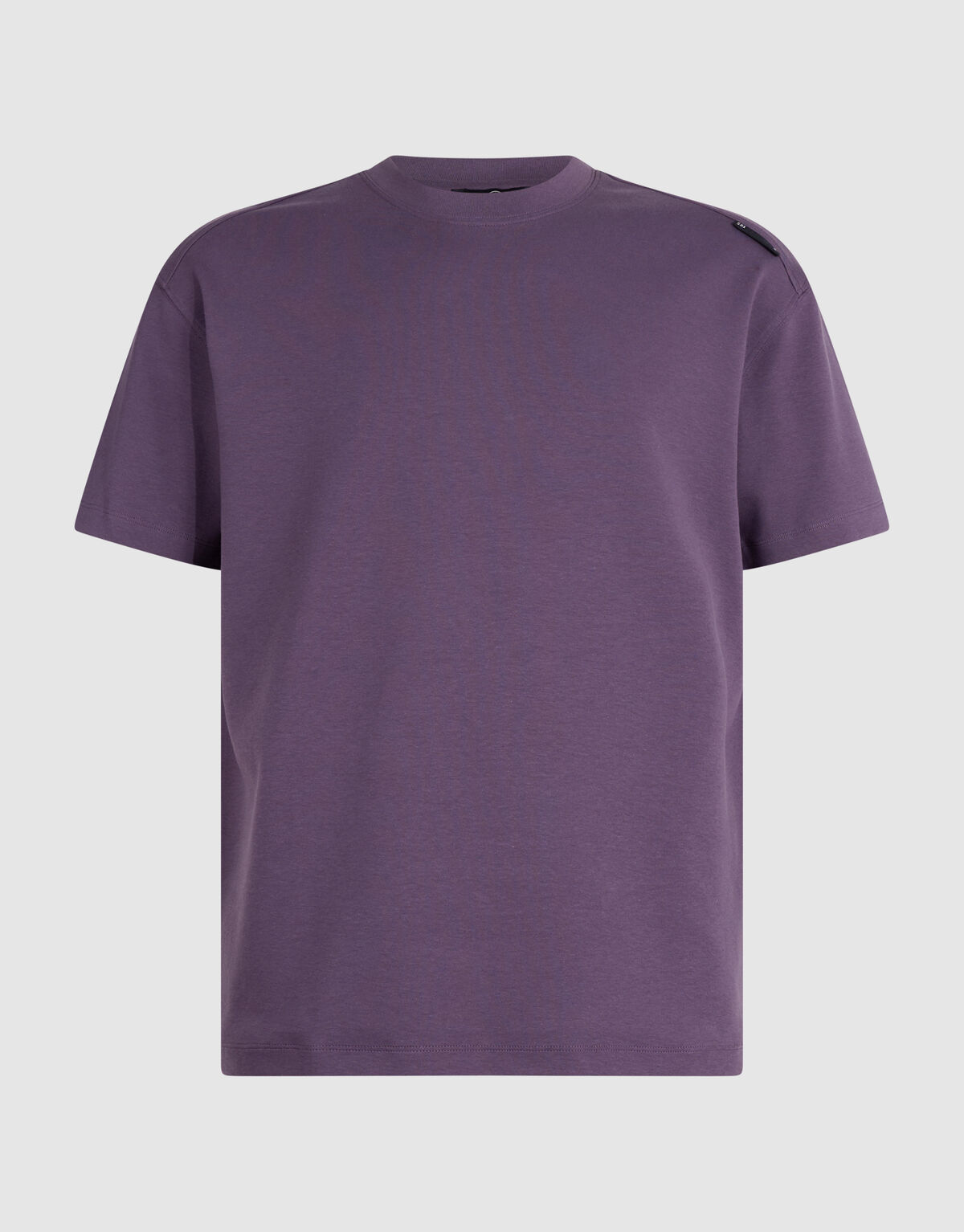 Basis Label T-shirt Paars
