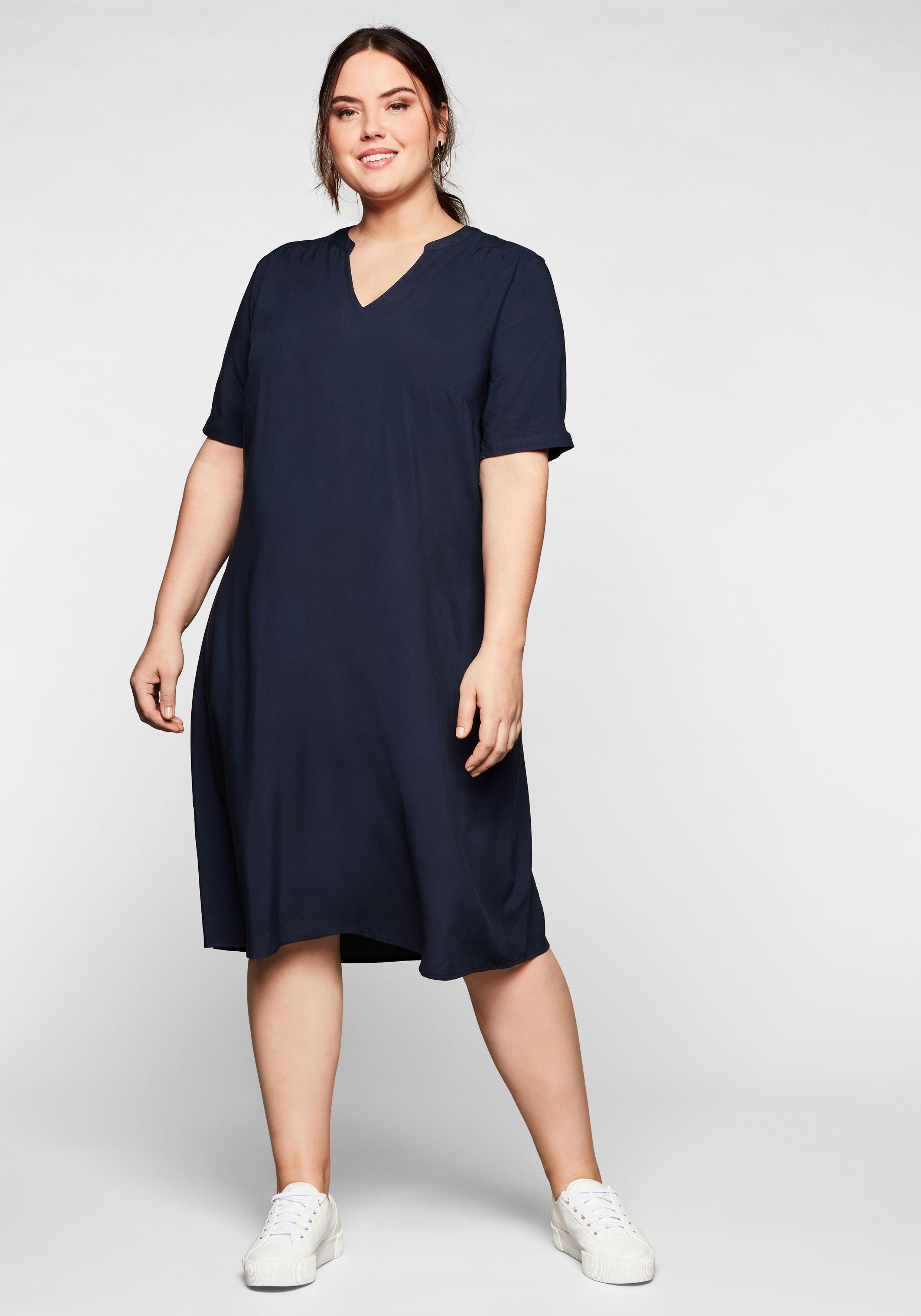 Kleid aus leichter Viskose, in A-Linie