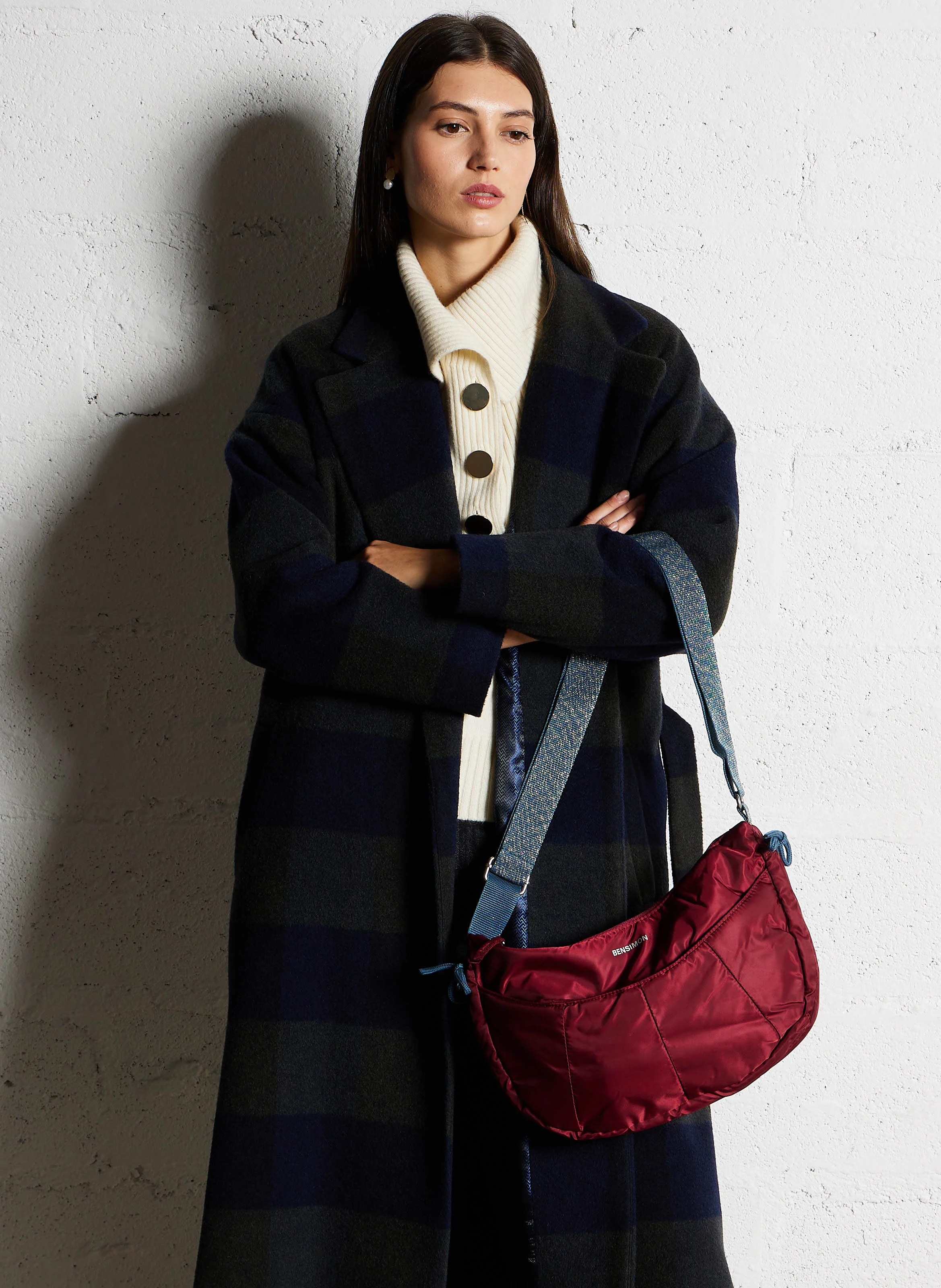 Sac bandoulière lune | Violet