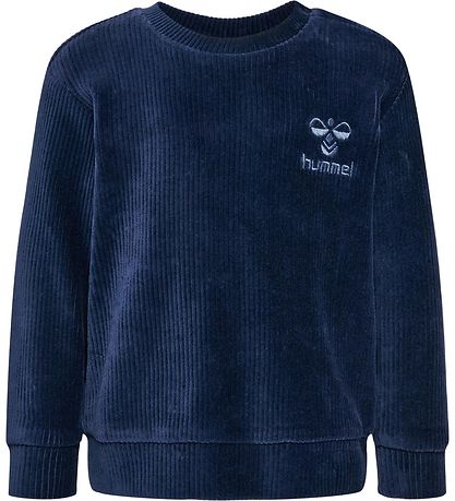 Hummel sweatshirt - Fløjl - hmlCordy - Blåck Iris