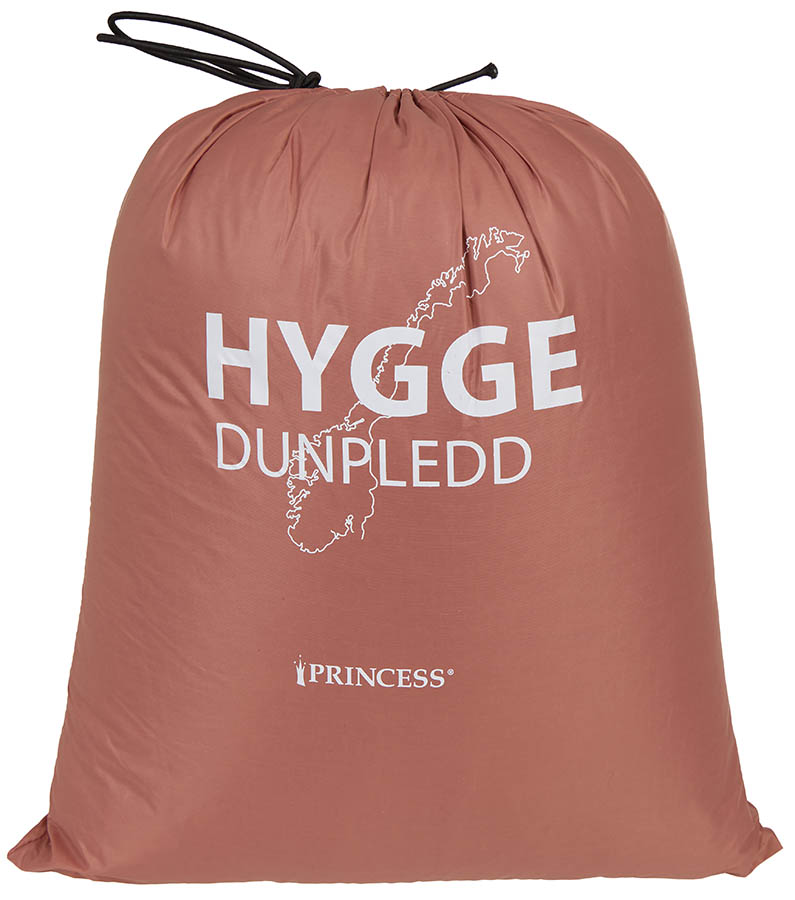 Hygge dunpledd 130x170 terracotta