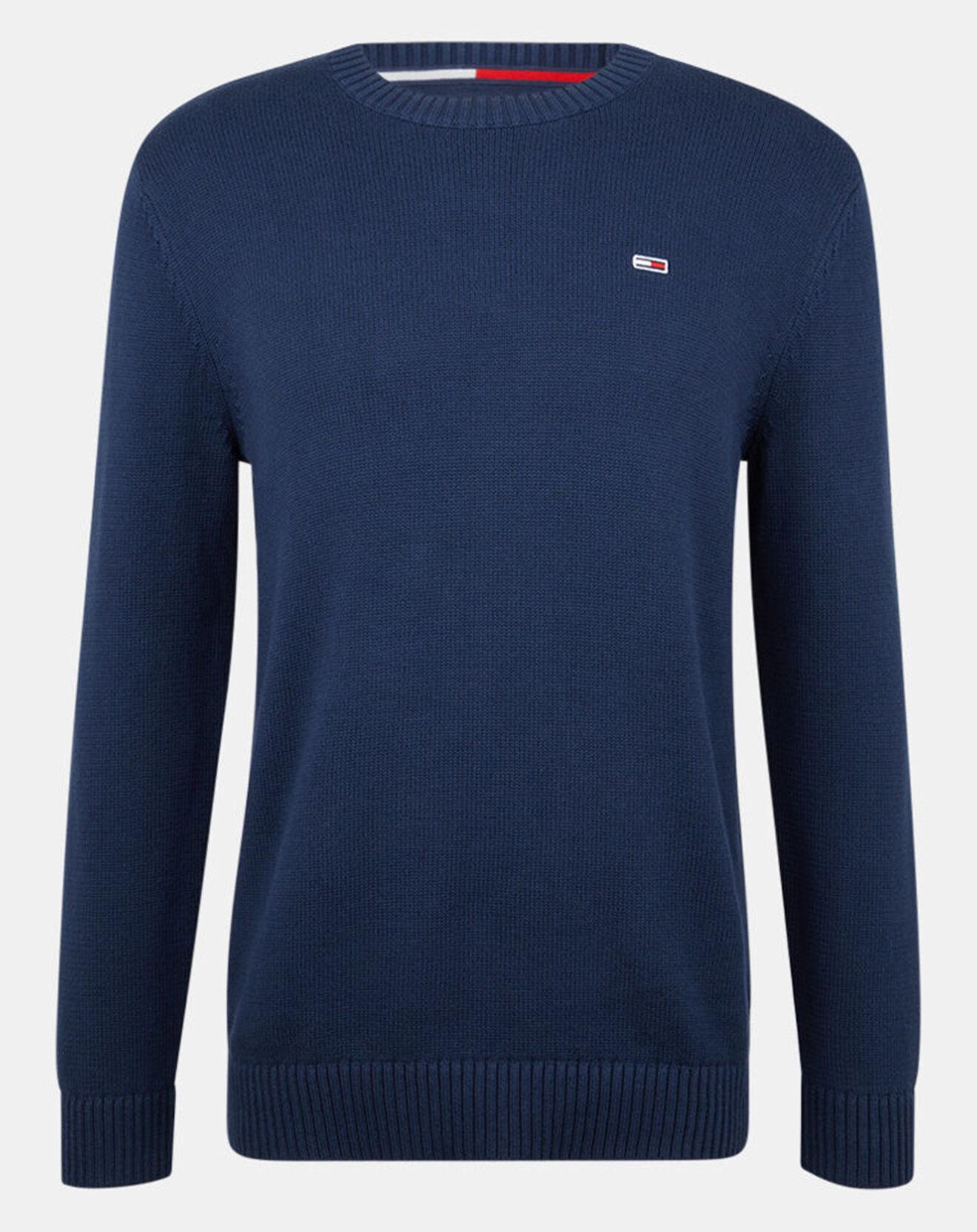 Tommy Jeans Pull Essential Mini Flag bleu marine