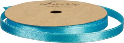 Satinbånd - B 10 MM - Blå - 10 M