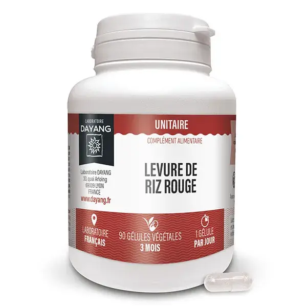 Dayang Levedura de Arroz Vermelho 90 cápsulas