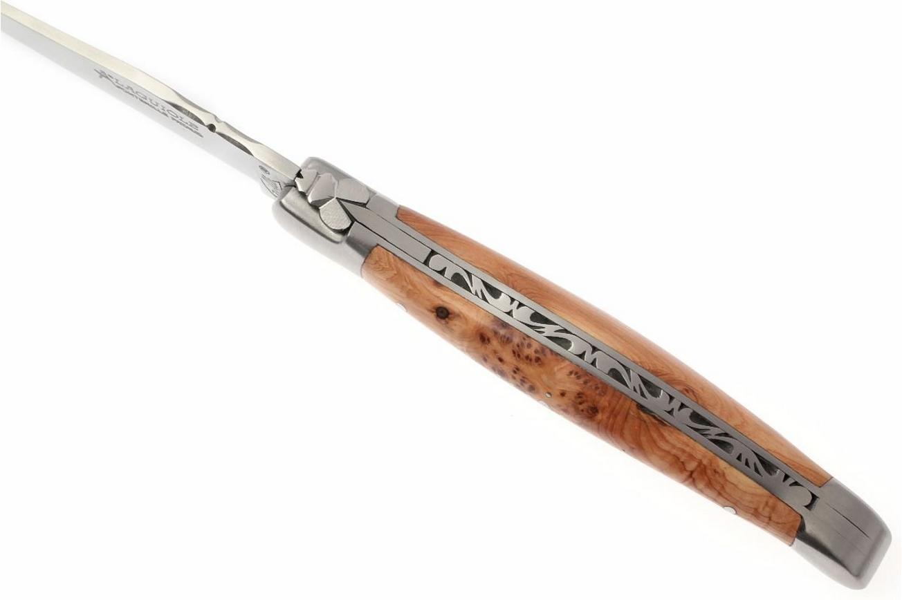 Fontenille Pataud 12cm L12G jeneverbeshout, Laguiole zakmes