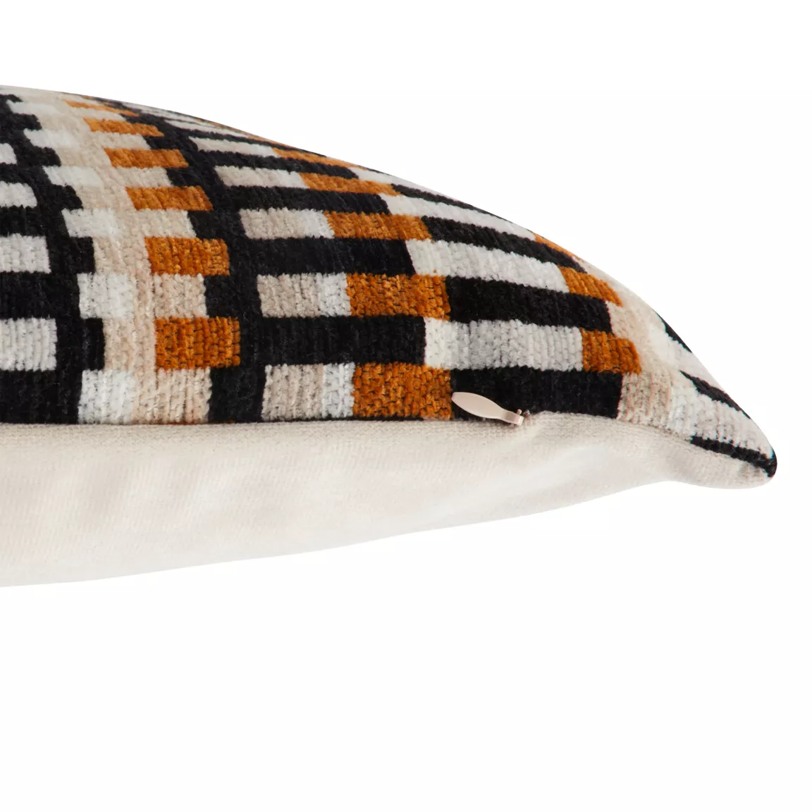 Coussin rectangulaire brodé (30 x 50 cm) Jangwa Beige