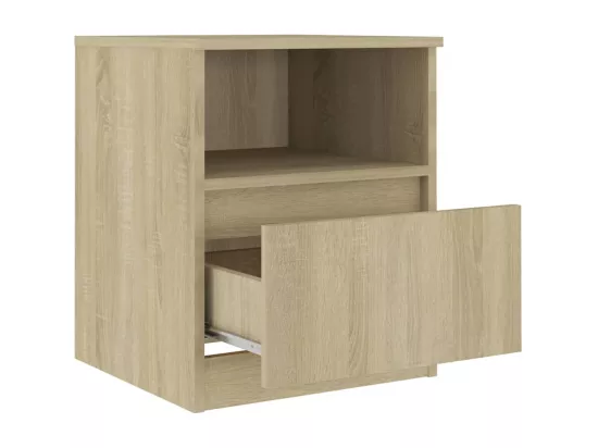 Tables de chevet 2 pcs Chêne sonoma 40x40x50 cm Aggloméré