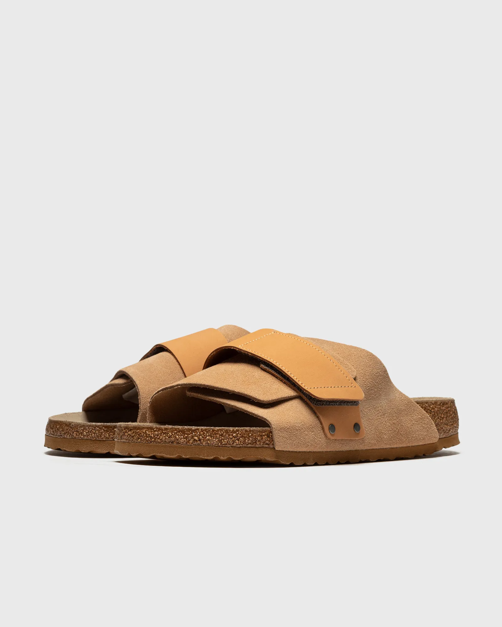Birkenstock Kyoto VL Soft Suede & Nubuck Clay