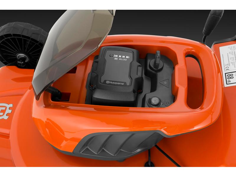 Husqvarna Akku-Rasenmäher LC 142iS Solo Batteriebetriebener Mäher mit 1 Gang Radantrieb