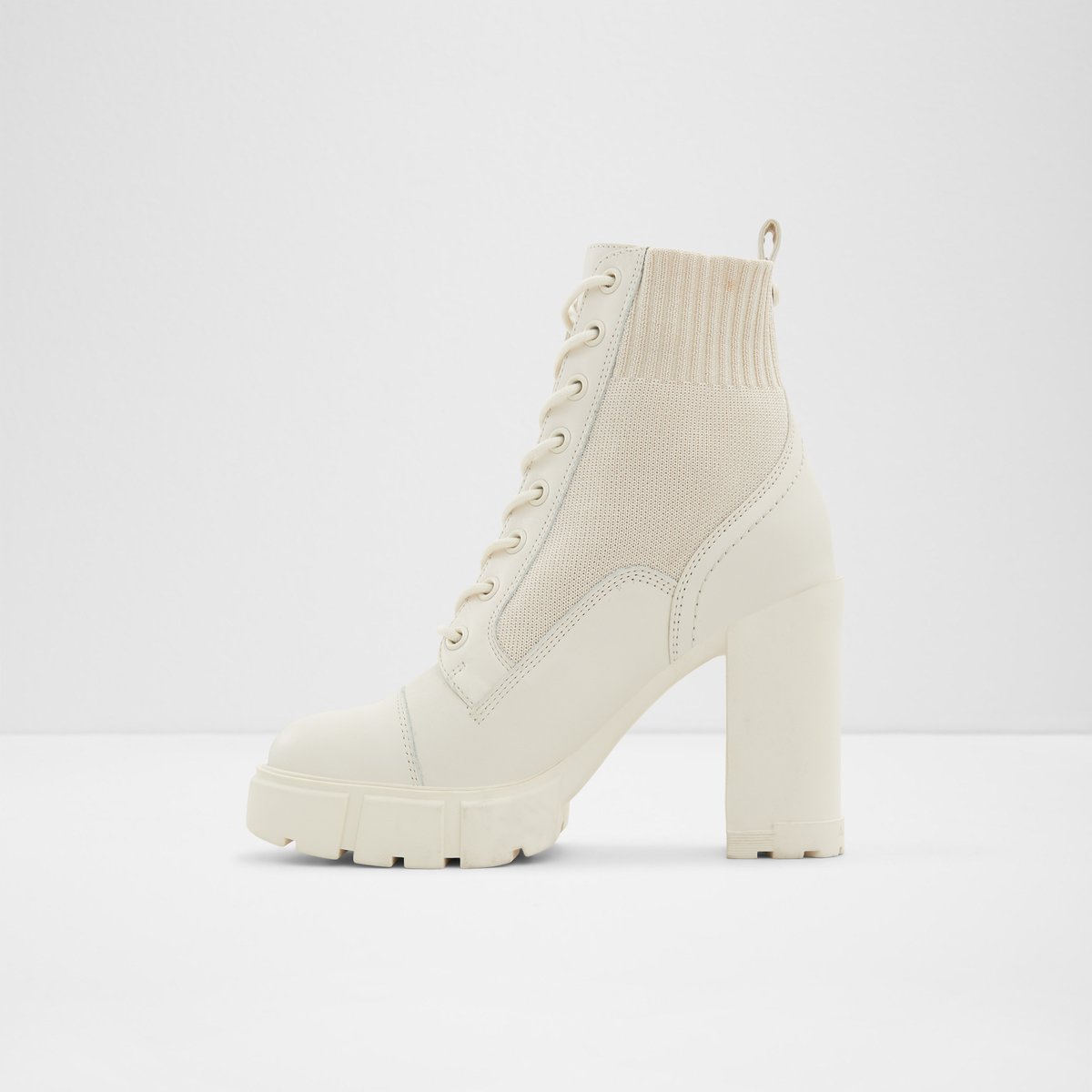 Rebel White Women Combat boots