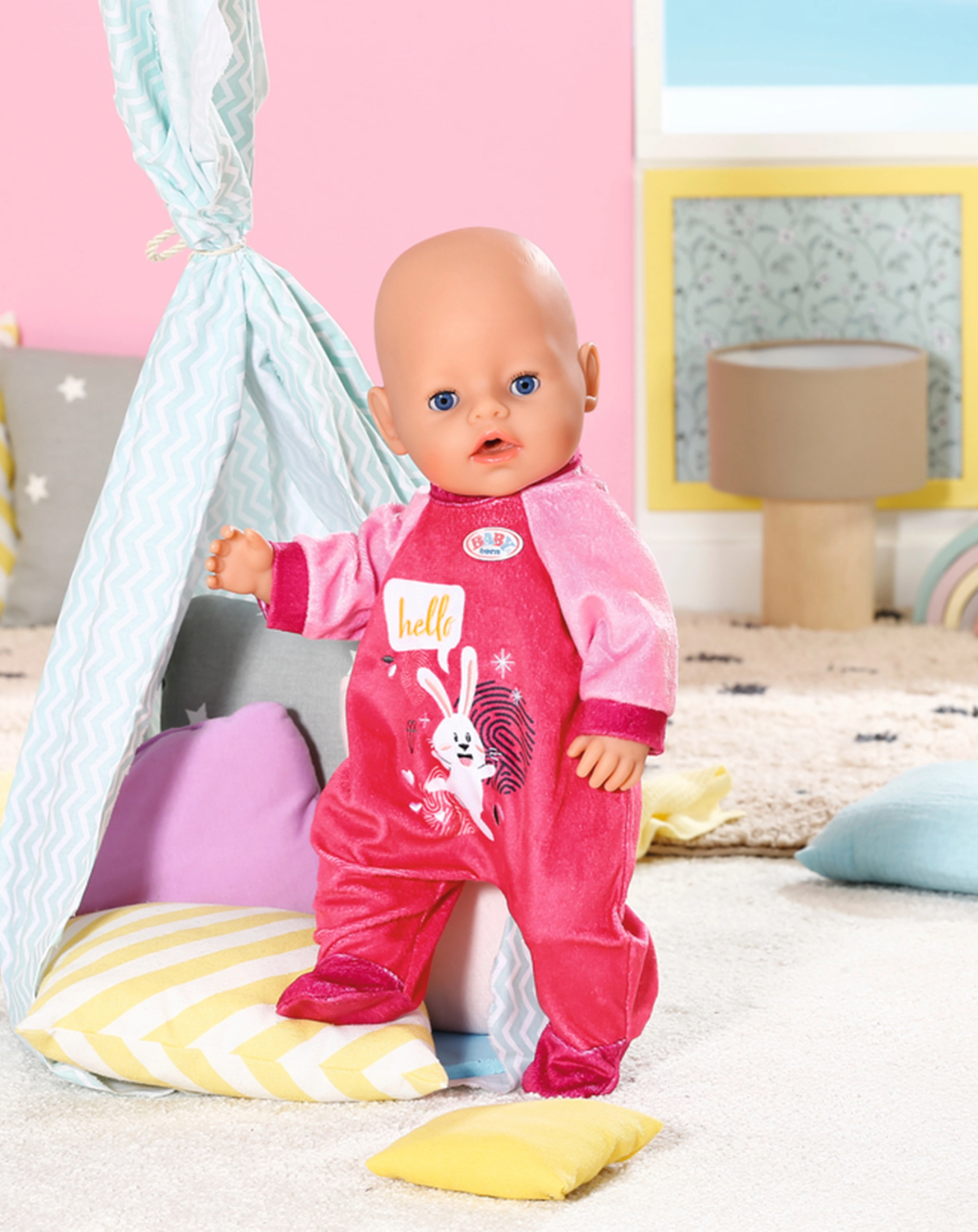 BABY born® Strampler BLÜMCHEN in pink (43cm)