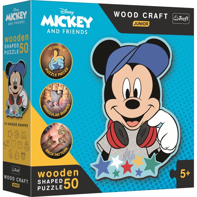 Mickey Mouse - Holz-Formpuzzle - 50 Teile