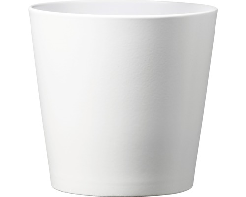 Soendgen Dallas keramische bloempot, Ø 14 cm, H 13 cm, wit