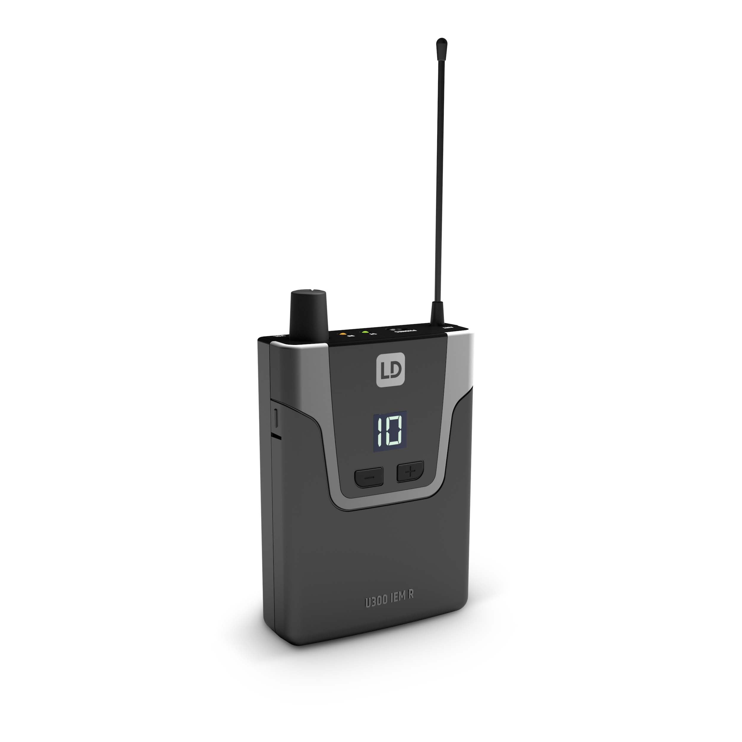 LD Systems U306 IEM HP set met in-ears (655-679 MHz)